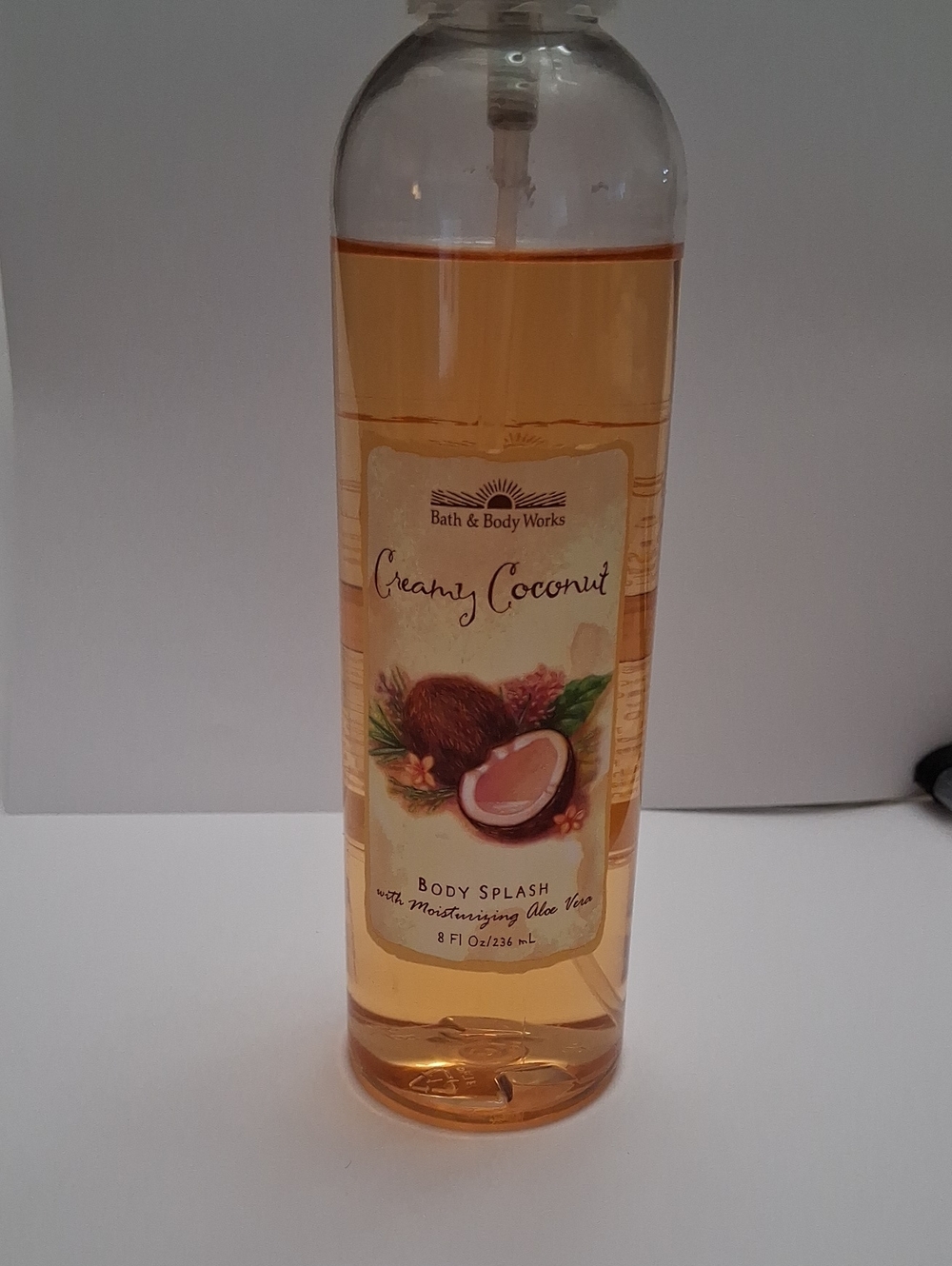 Bath & Body Works Creamy Coconut Body Splash - Amber Gold